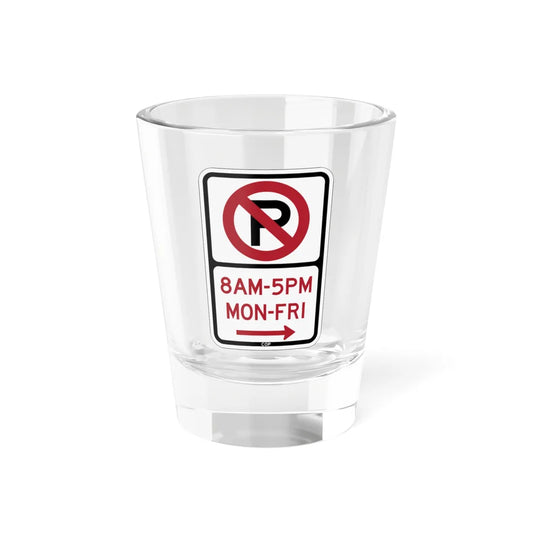 PBOT Road sign P1080R (Oregon) (Road Sign) Shot Glass 1.5oz 1.5oz - Go Mug Yourself