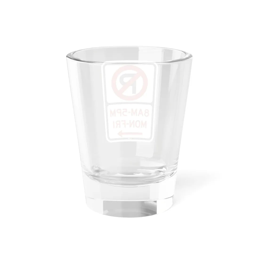 PBOT Road sign P1080R (Oregon) (Road Sign) Shot Glass 1.5oz - Go Mug Yourself