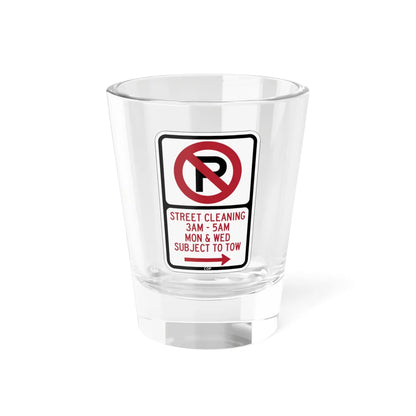 PBOT Road sign P1100L (Oregon) (Road Sign) Shot Glass 1.5oz 1.5oz - Go Mug Yourself