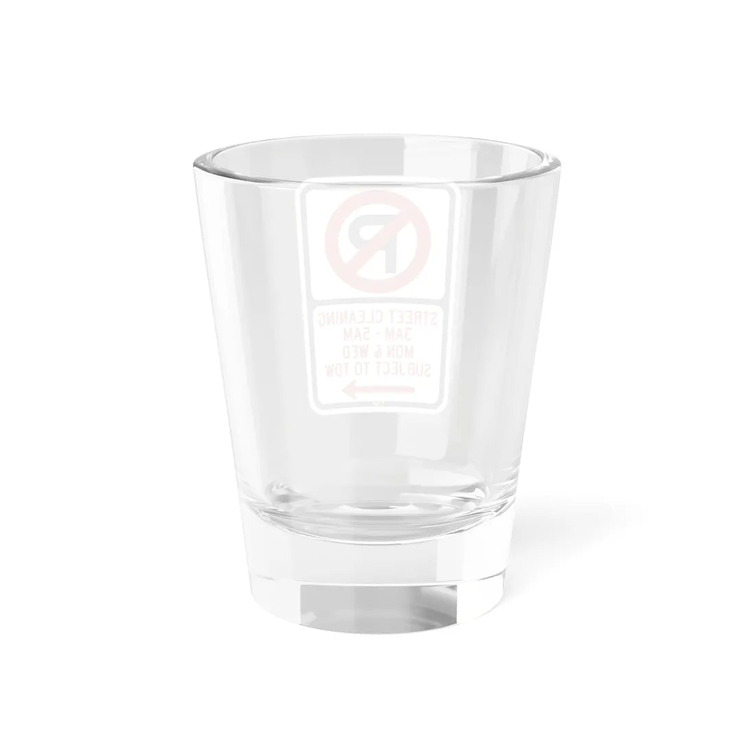PBOT Road sign P1100L (Oregon) (Road Sign) Shot Glass 1.5oz - Go Mug Yourself