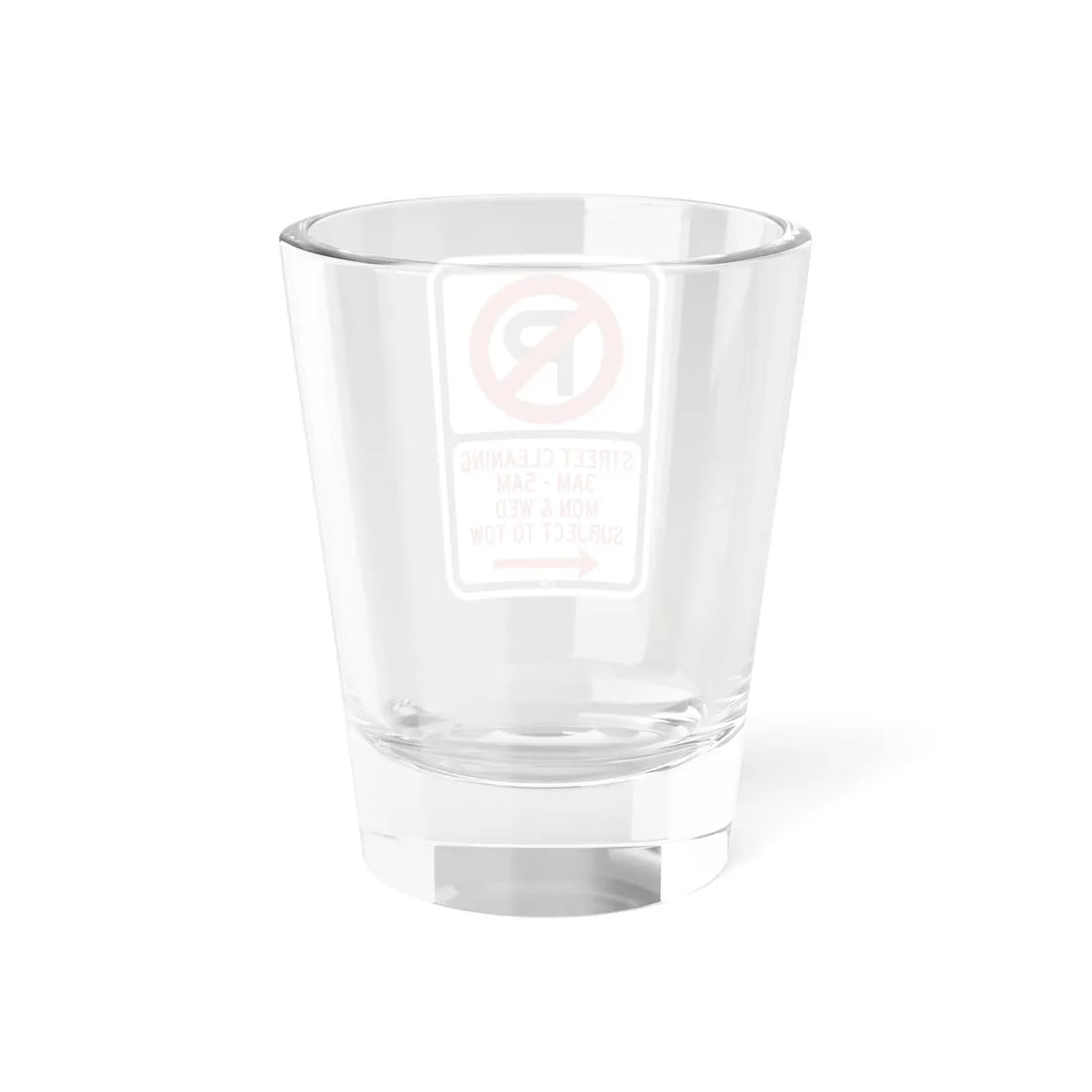 PBOT Road sign P1100R (Oregon) (Road Sign) Shot Glass 1.5oz - Go Mug Yourself