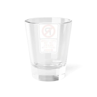 PBOT Road sign P1100R (Oregon) (Road Sign) Shot Glass 1.5oz - Go Mug Yourself