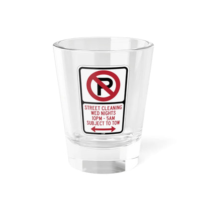 PBOT Road sign P1110D (Oregon) (Road Sign) Shot Glass 1.5oz 1.5oz - Go Mug Yourself