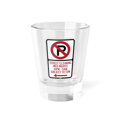 PBOT Road sign P1110L (Oregon) (Road Sign) Shot Glass 1.5oz 1.5oz - Go Mug Yourself