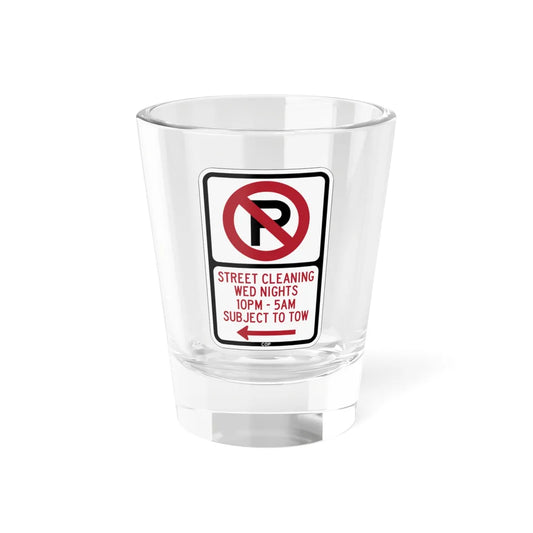 PBOT Road sign P1110L (Oregon) (Road Sign) Shot Glass 1.5oz 1.5oz - Go Mug Yourself