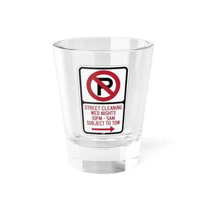 PBOT Road sign P1110R (Oregon) (Road Sign) Shot Glass 1.5oz 1.5oz - Go Mug Yourself