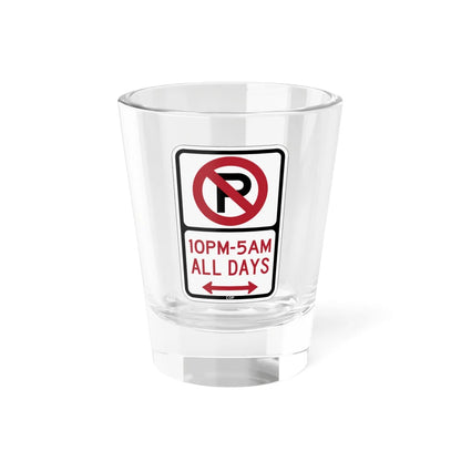 PBOT Road sign P1190D (Oregon) (Road Sign) Shot Glass 1.5oz 1.5oz - Go Mug Yourself