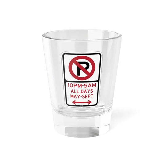 PBOT Road sign P1191D (Oregon) (Road Sign) Shot Glass 1.5oz 1.5oz - Go Mug Yourself
