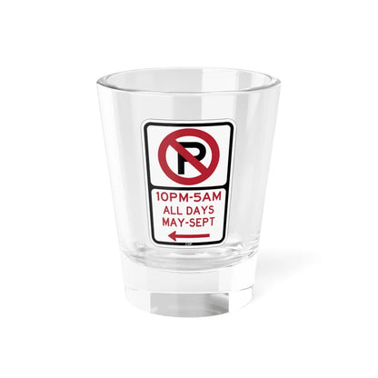 PBOT Road sign P1191L (Oregon) (Road Sign) Shot Glass 1.5oz 1.5oz - Go Mug Yourself