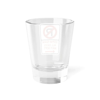 PBOT Road sign P1191L (Oregon) (Road Sign) Shot Glass 1.5oz - Go Mug Yourself