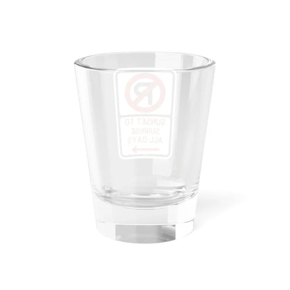 PBOT Road sign P1230R (Oregon) (Road Sign) Shot Glass 1.5oz - Go Mug Yourself