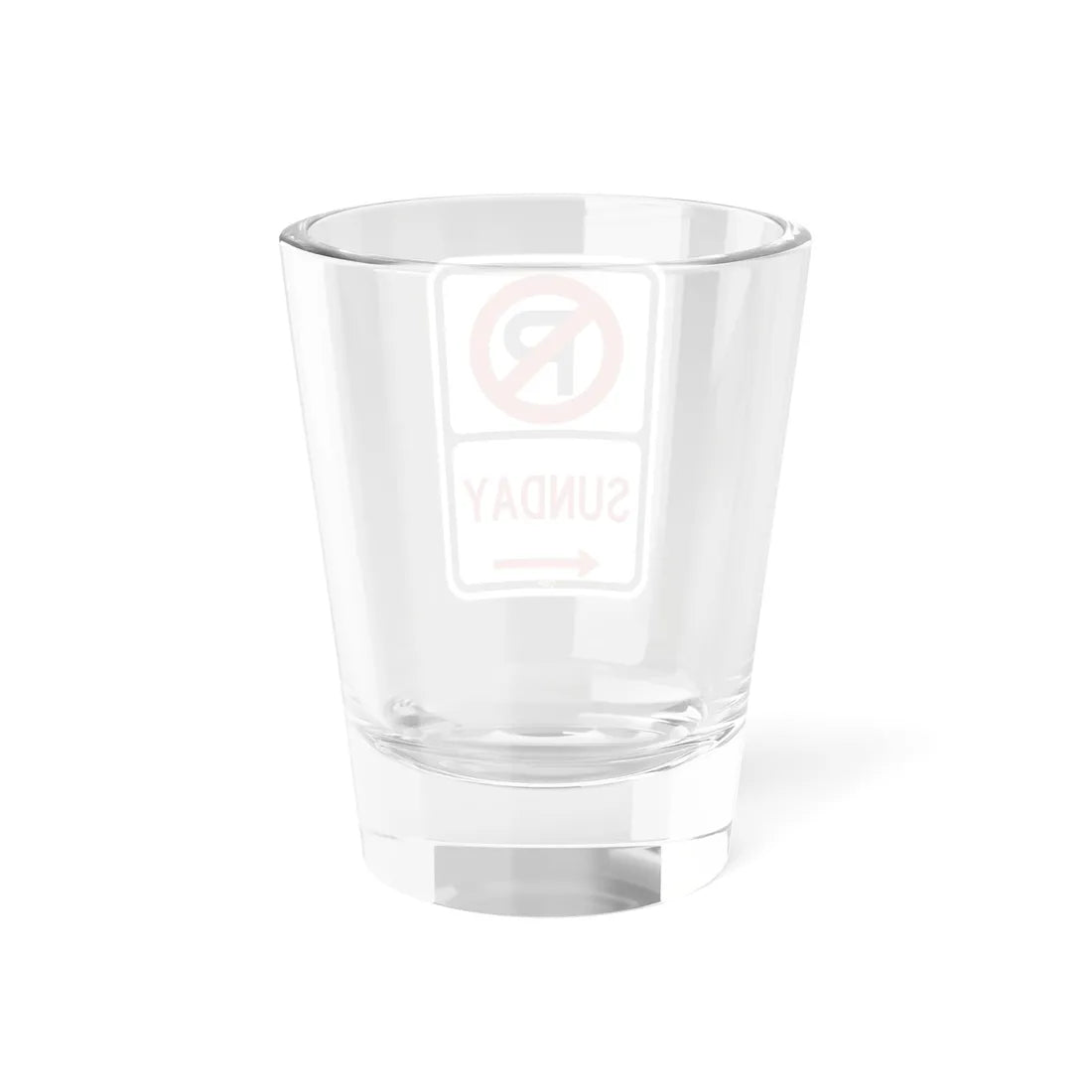PBOT Road sign P1260L (Oregon) (Road Sign) Shot Glass 1.5oz - Go Mug Yourself