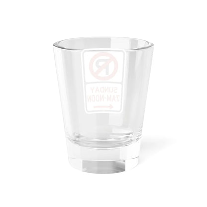 PBOT Road sign P1265L (Oregon) (Road Sign) Shot Glass 1.5oz - Go Mug Yourself
