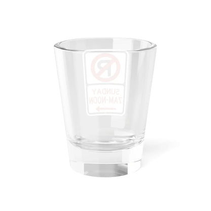 PBOT Road sign P1265R (Oregon) (Road Sign) Shot Glass 1.5oz - Go Mug Yourself