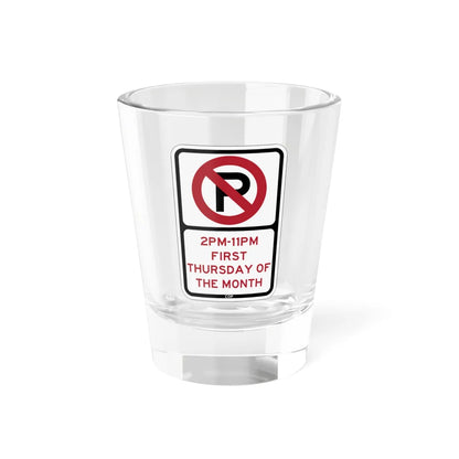 PBOT Road sign P1275 (Oregon) (Road Sign) Shot Glass 1.5oz 1.5oz - Go Mug Yourself