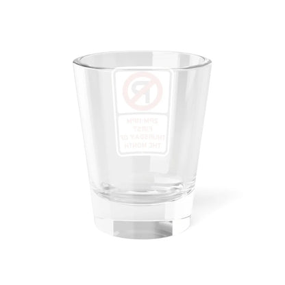 PBOT Road sign P1275 (Oregon) (Road Sign) Shot Glass 1.5oz - Go Mug Yourself