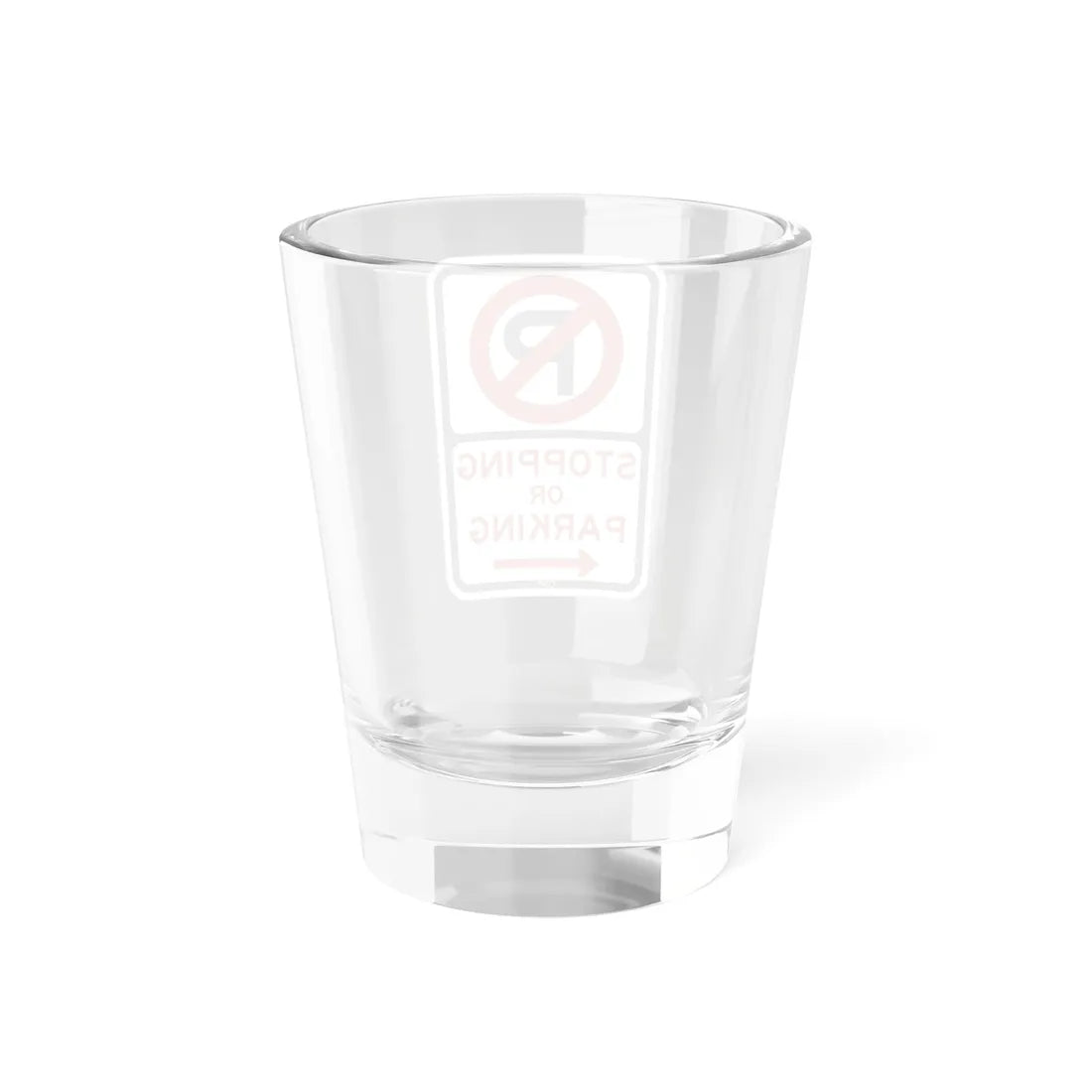 PBOT Road sign P1300L (Oregon) (Road Sign) Shot Glass 1.5oz - Go Mug Yourself