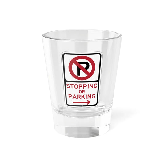 PBOT Road sign P1300R (Oregon) (Road Sign) Shot Glass 1.5oz 1.5oz - Go Mug Yourself