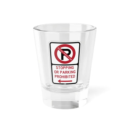 PBOT Road sign P1305L (Oregon) (Road Sign) Shot Glass 1.5oz 1.5oz - Go Mug Yourself