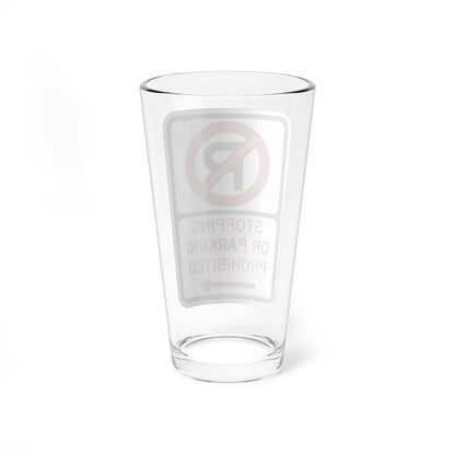 PBOT Road sign P1305R (Oregon) (Road Sign) Pint Glass 16oz - Go Mug Yourself