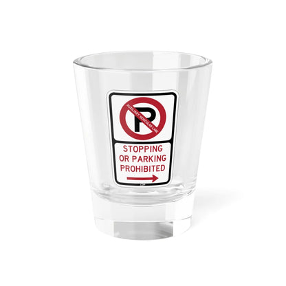 PBOT Road sign P1305R (Oregon) (Road Sign) Shot Glass 1.5oz 1.5oz - Go Mug Yourself