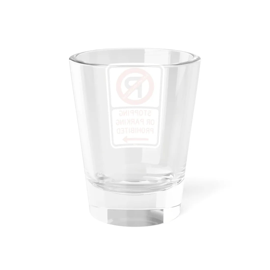PBOT Road sign P1305R (Oregon) (Road Sign) Shot Glass 1.5oz - Go Mug Yourself