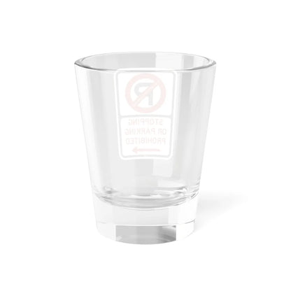 PBOT Road sign P1305R (Oregon) (Road Sign) Shot Glass 1.5oz - Go Mug Yourself