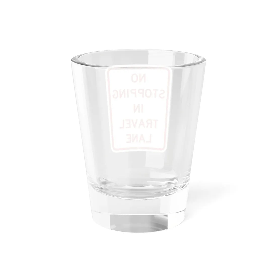 PBOT Road sign P1330 (Oregon) (Road Sign) Shot Glass 1.5oz - Go Mug Yourself
