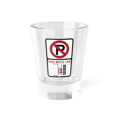 PBOT Road sign P1350 (Oregon) (Road Sign) Shot Glass 1.5oz 1.5oz - Go Mug Yourself
