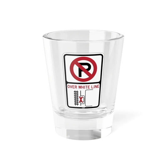 PBOT Road sign P1351 (Oregon) (Road Sign) Shot Glass 1.5oz 1.5oz - Go Mug Yourself