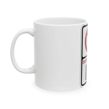 PBOT Road sign P1351 (Oregon) (Road Sign) White Coffee Mug - Go Mug Yourself