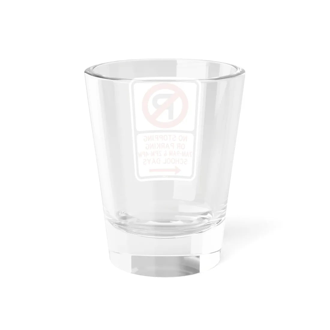 PBOT Road sign P1400L (Oregon) (Road Sign) Shot Glass 1.5oz - Go Mug Yourself