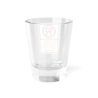 PBOT Road sign P1400R (Oregon) (Road Sign) Shot Glass 1.5oz - Go Mug Yourself