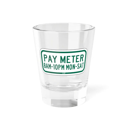 PBOT Road sign P1590 (Oregon) (Road Sign) Shot Glass 1.5oz 1.5oz - Go Mug Yourself