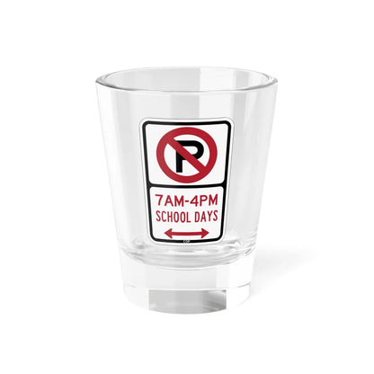 PBOT Road sign P1600D (Oregon) (Road Sign) Shot Glass 1.5oz 1.5oz - Go Mug Yourself