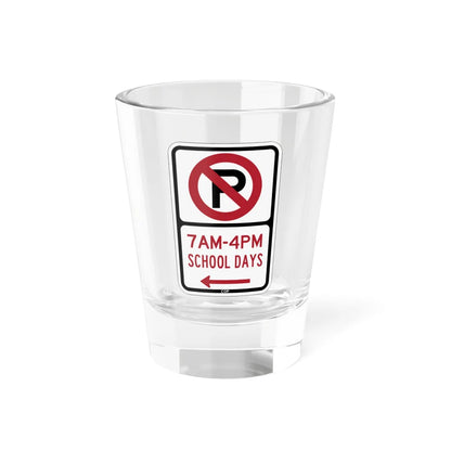PBOT Road sign P1600R (Oregon) (Road Sign) Shot Glass 1.5oz 1.5oz - Go Mug Yourself