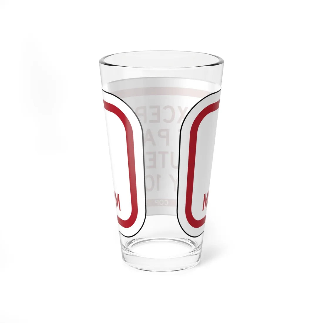 PBOT Road sign P1736 (Oregon) (Road Sign) Pint Glass 16oz - Go Mug Yourself