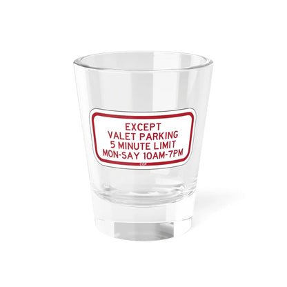PBOT Road sign P1736 (Oregon) (Road Sign) Shot Glass 1.5oz 1.5oz - Go Mug Yourself