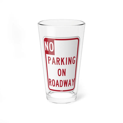 PBOT Road sign P1800 (Oregon) (Road Sign) Pint Glass 16oz 16oz - Go Mug Yourself