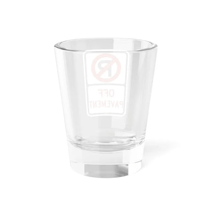 PBOT Road sign P1810 (Oregon) (Road Sign) Shot Glass 1.5oz - Go Mug Yourself