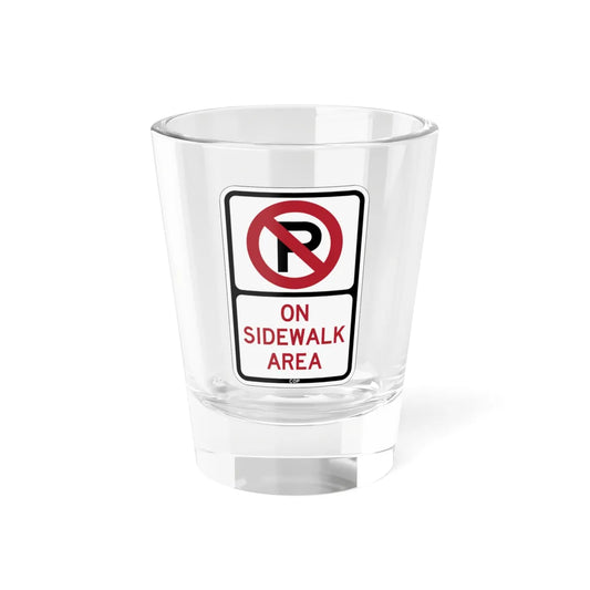PBOT Road sign P1820 (Oregon) (Road Sign) Shot Glass 1.5oz 1.5oz - Go Mug Yourself