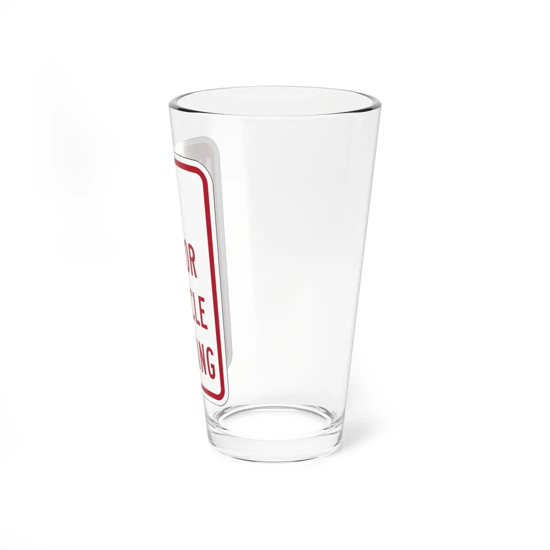 PBOT Road sign P1850 (Oregon) (Road Sign) Pint Glass 16oz - Go Mug Yourself