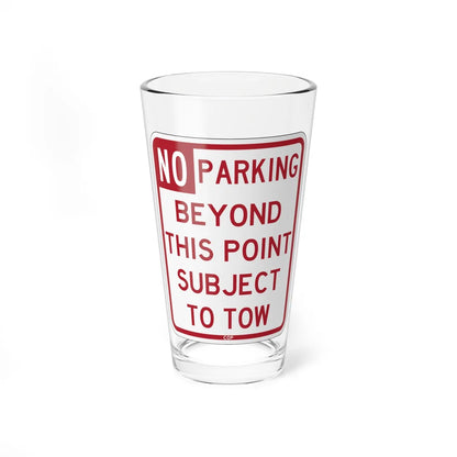 PBOT Road sign P1880 (Oregon) (Road Sign) Pint Glass 16oz 16oz - Go Mug Yourself