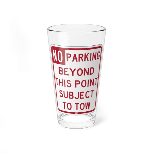 PBOT Road sign P1880 (Oregon) (Road Sign) Pint Glass 16oz 16oz - Go Mug Yourself