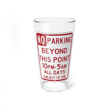 PBOT Road sign P1881 (Oregon) (Road Sign) Pint Glass 16oz 16oz - Go Mug Yourself