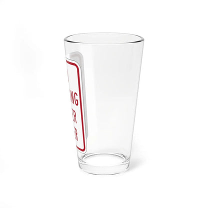 PBOT Road sign P1900 (Oregon) (Road Sign) Pint Glass 16oz - Go Mug Yourself