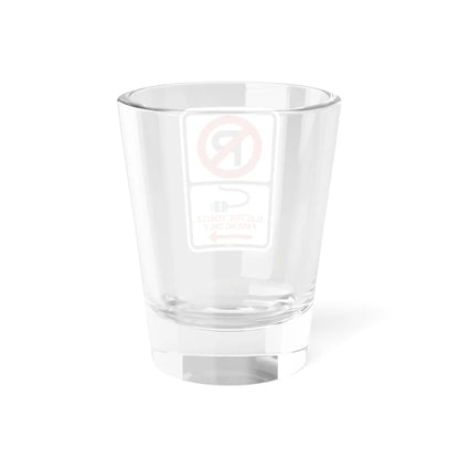 PBOT Road sign P1910R (Oregon) (Road Sign) Shot Glass 1.5oz - Go Mug Yourself