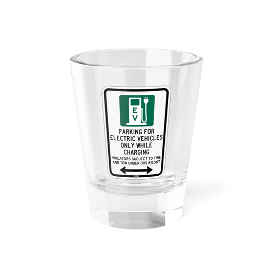 PBOT Road sign P1911D (Oregon) (Road Sign) Shot Glass 1.5oz 1.5oz - Go Mug Yourself