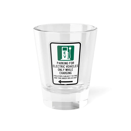 PBOT Road sign P1911L (Oregon) (Road Sign) Shot Glass 1.5oz 1.5oz - Go Mug Yourself