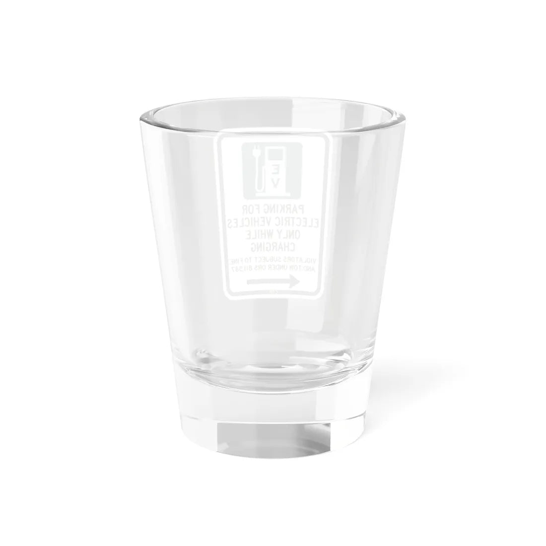 PBOT Road sign P1911L (Oregon) (Road Sign) Shot Glass 1.5oz - Go Mug Yourself